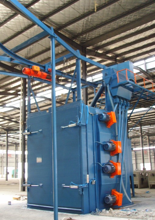 多拋頭吊鉤式拋丸機(jī) 多拋頭吊鉤式拋丸機(jī)